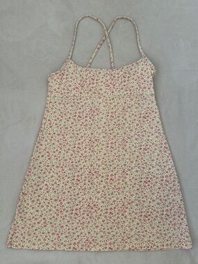 Rampage Women's Yellow and Pink Dress